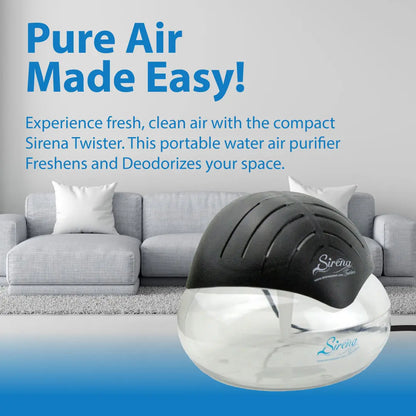 Original Water Air Purifier & Aroma Diffuser with 7-Color LED Light, ETL Certified, Home Air Freshener